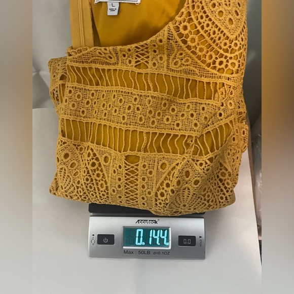 Mustard Piper & Scoot Dress size large - Picture 10 of 10